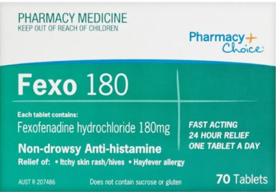 PharmacyChoice Fexo 180 70 Tablets