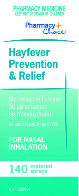 PharmacyChoice Hayfever Prevention & Relief 140 Metered Sprays