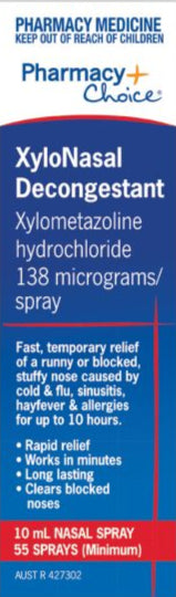PharmacyChoice XyloNasal Decongestant 10 mL Nasal Spray