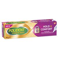 Polident Power Max Hold + Comfort -Denture Adhesive Cream 40g