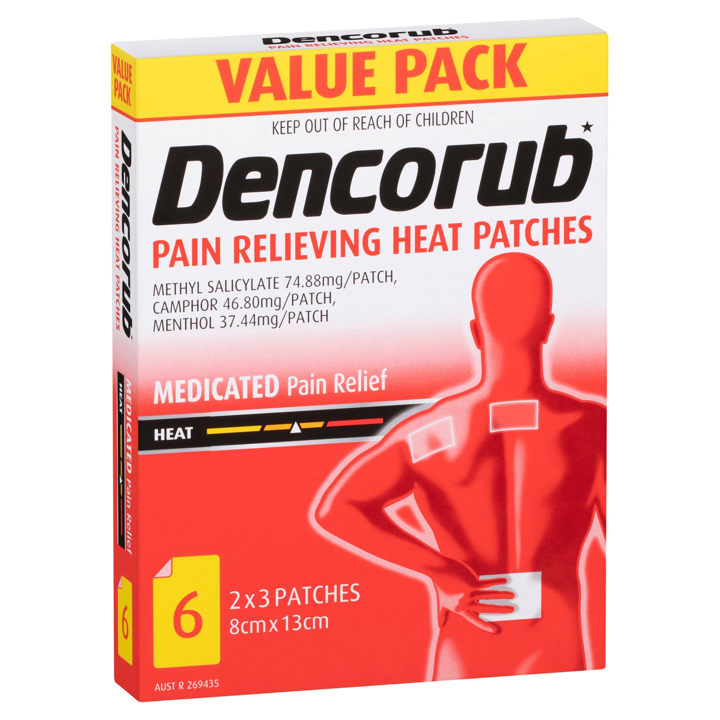 Dencorub Self Adhesive Patch 6
