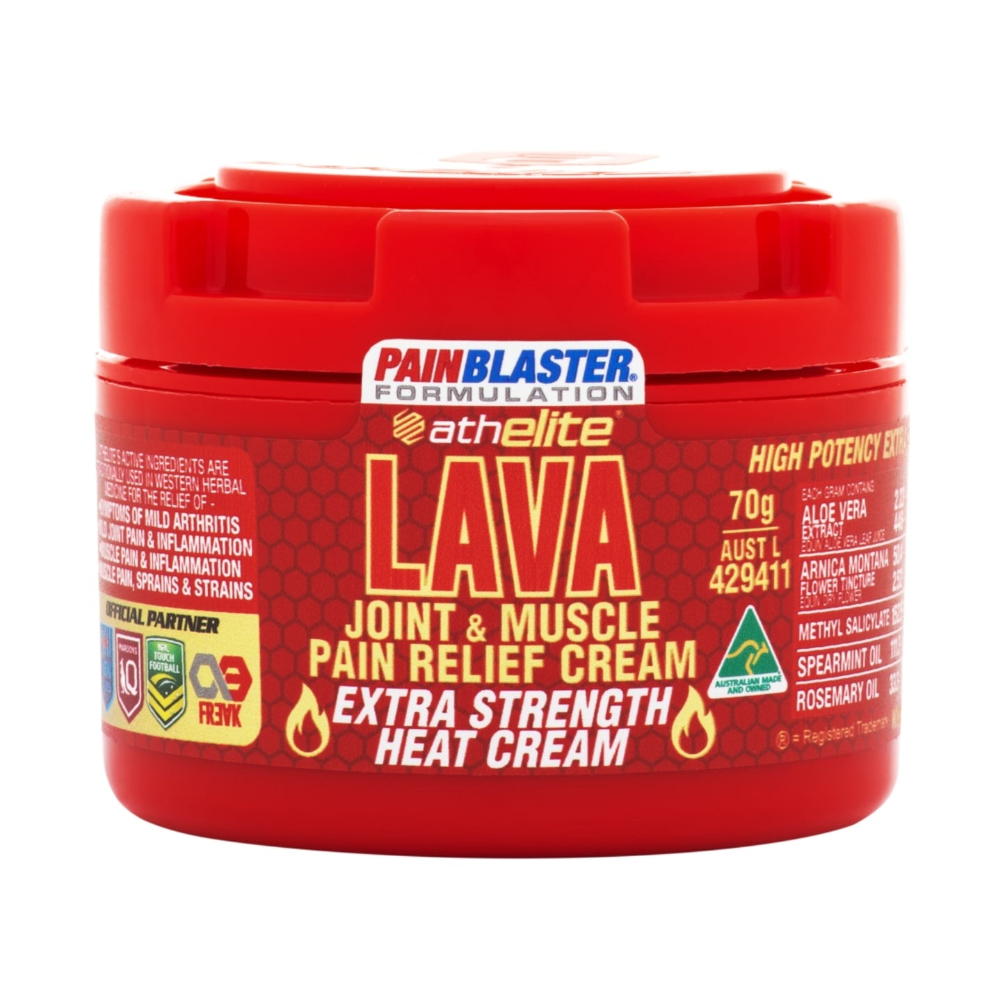 Athelite Lava Joint & Muscle Cream 70g