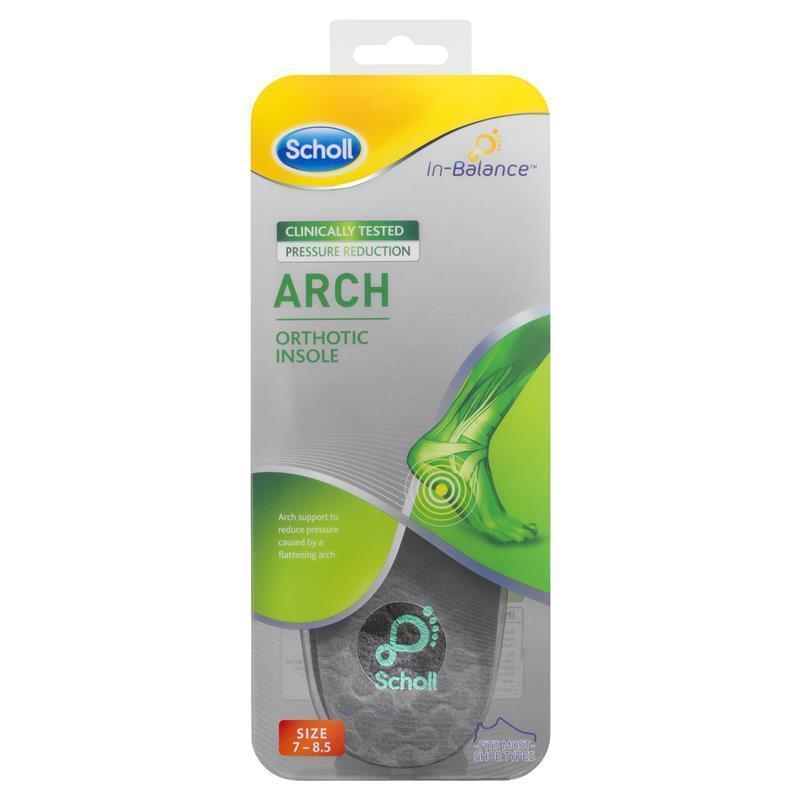 Scholl In-Balance Arch Orthotic Insole Medium