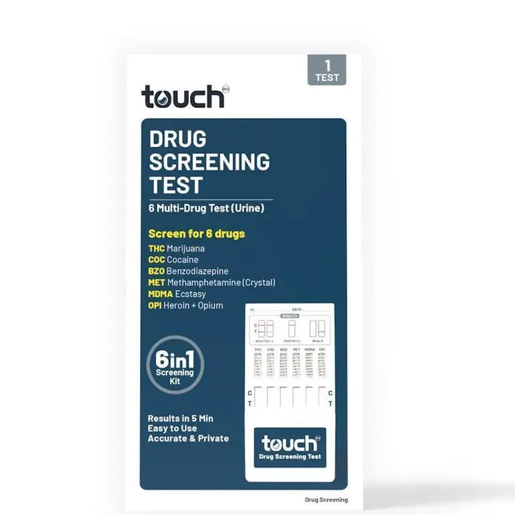 TouchBio 6-Panel Multi-Drug Urine Test x1