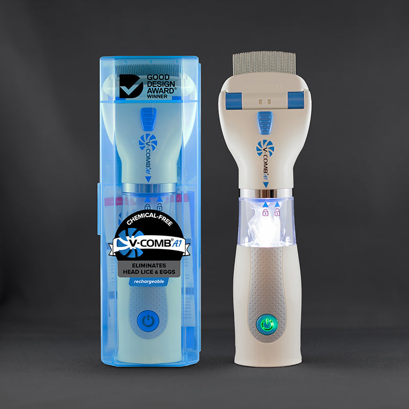 V-Comb A1 (Rechargeable) chemical free head lice treatment
