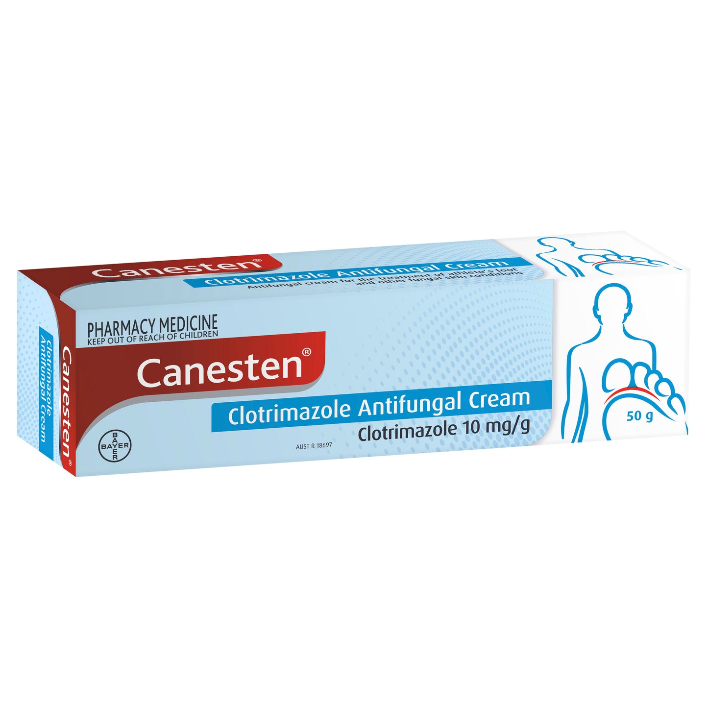 Canesten Topical Clotrimazole Cream 50g