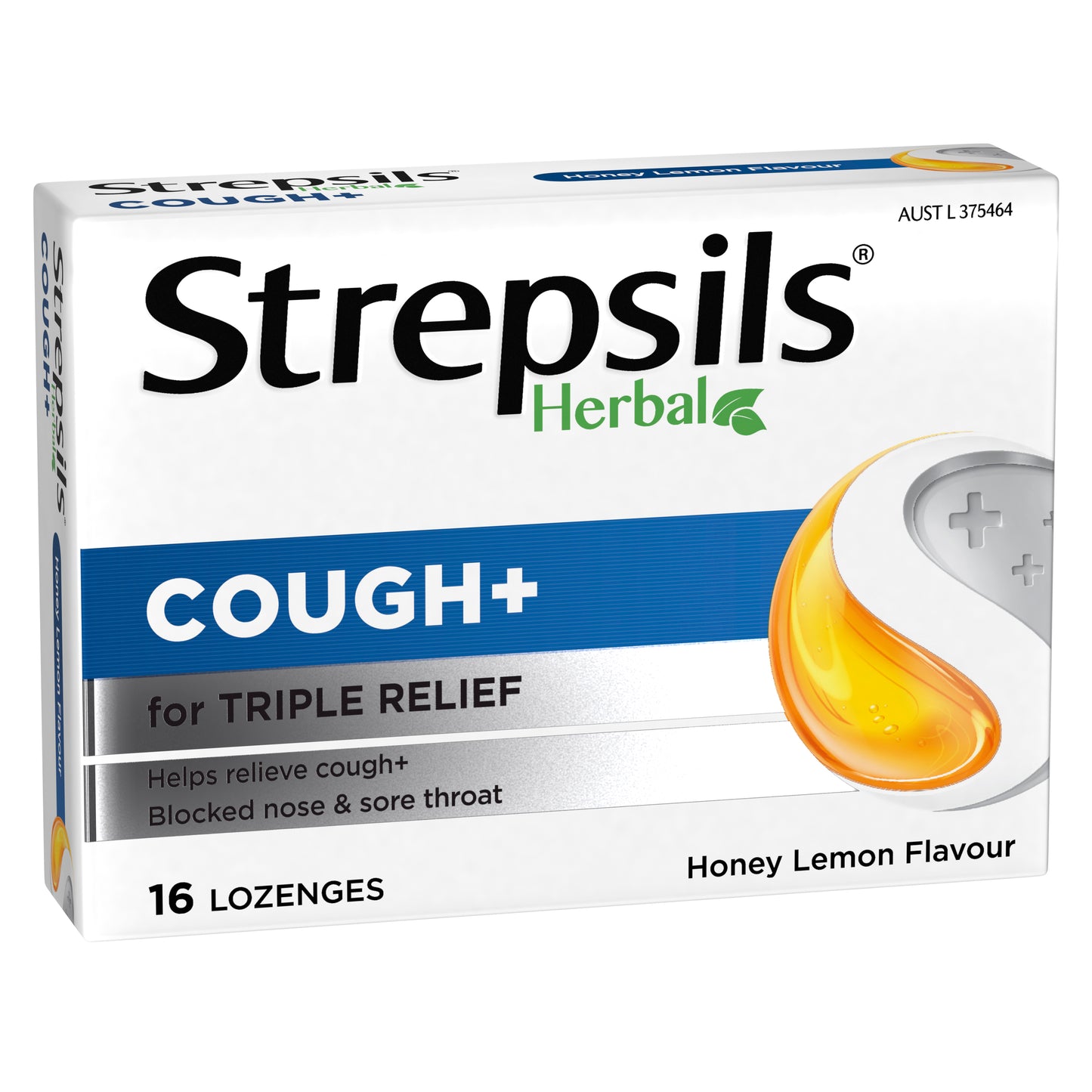 Strepsils Herbal Lozenges Honey & Lemon 16
