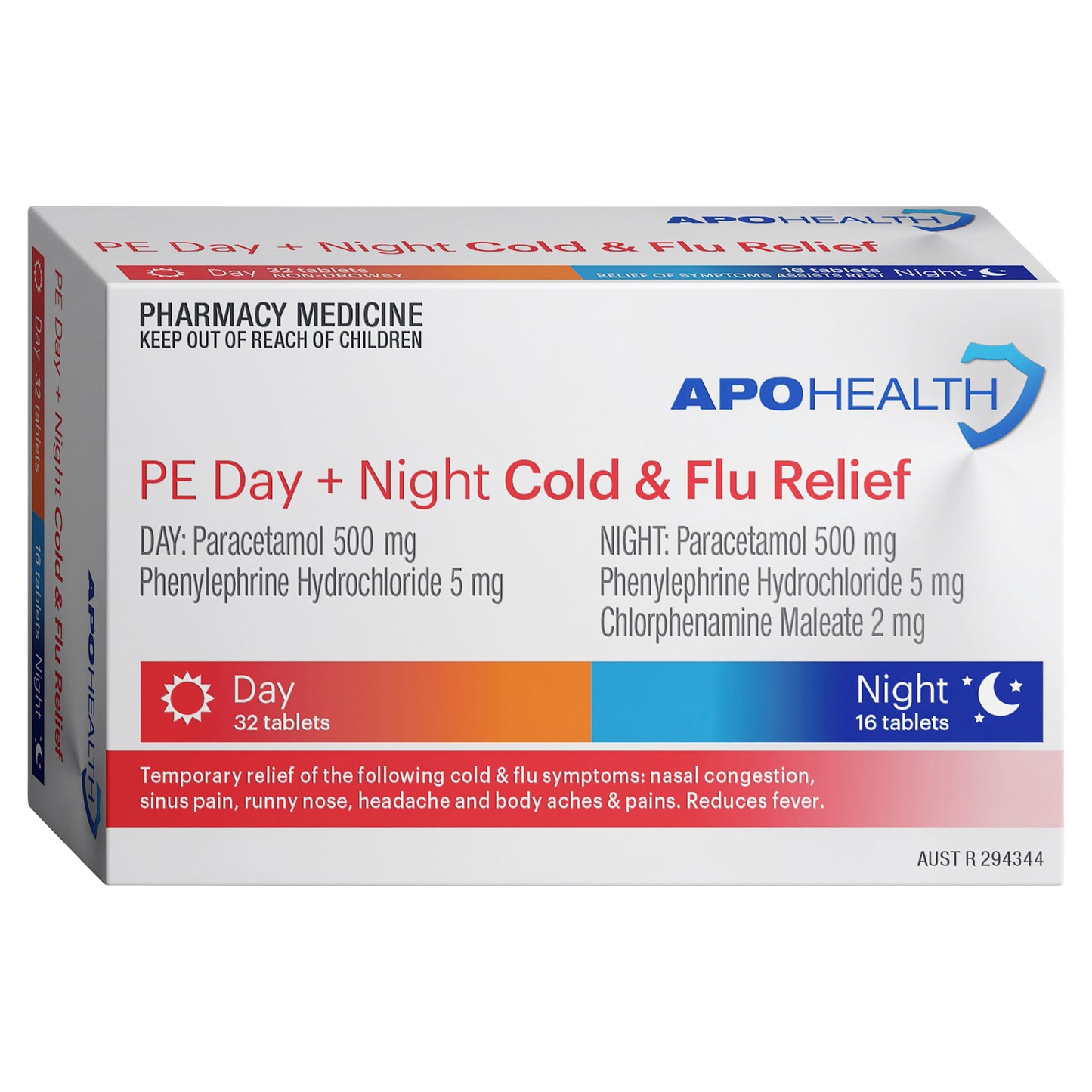 APH Cold & Flu Day & Night PE Tablets 48