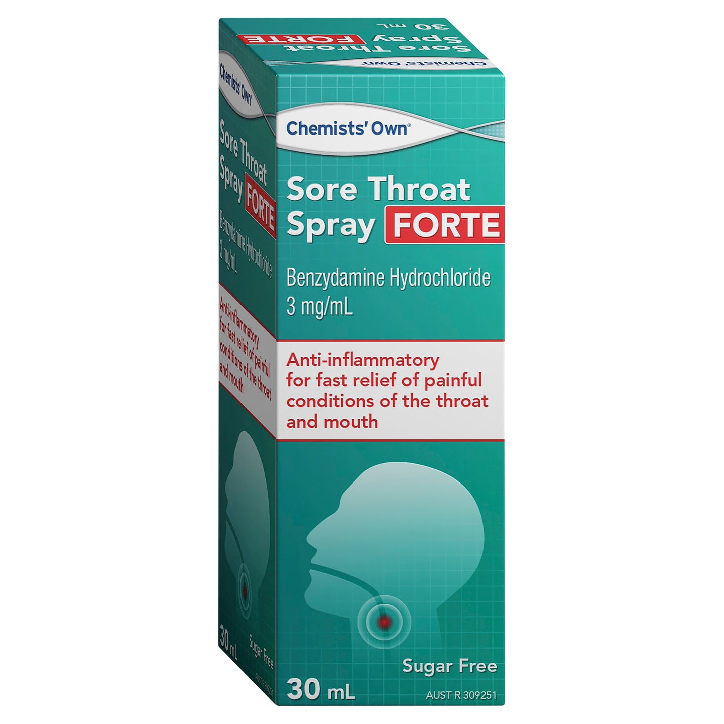 Chemist’s Own Sore Throat Spray Forte 30 mL