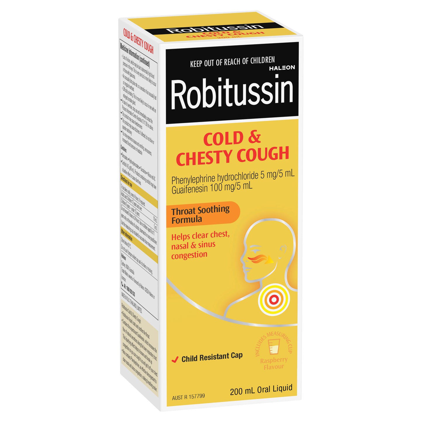 Robitussin Cold & Chesty Cough Syrup 200 mL