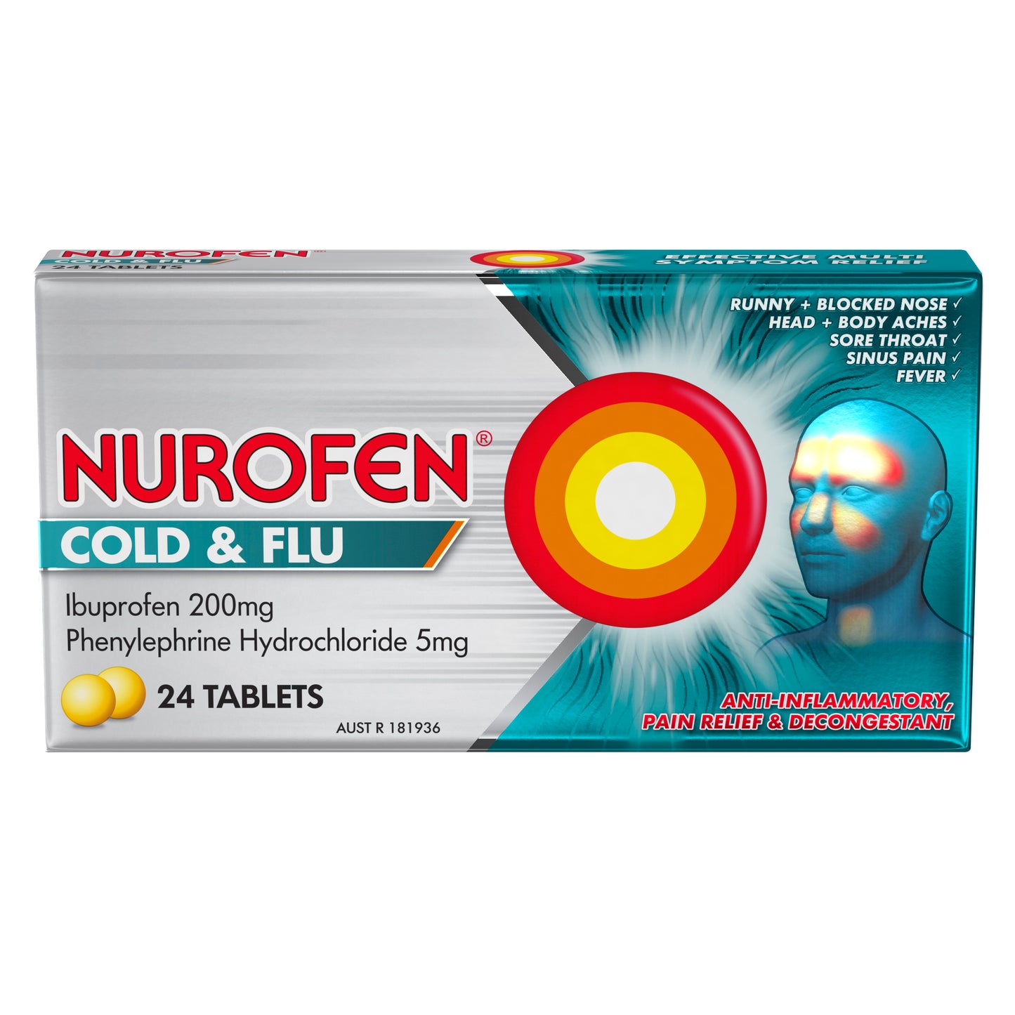 Nurofen Cold & Flu PE Tablets 24