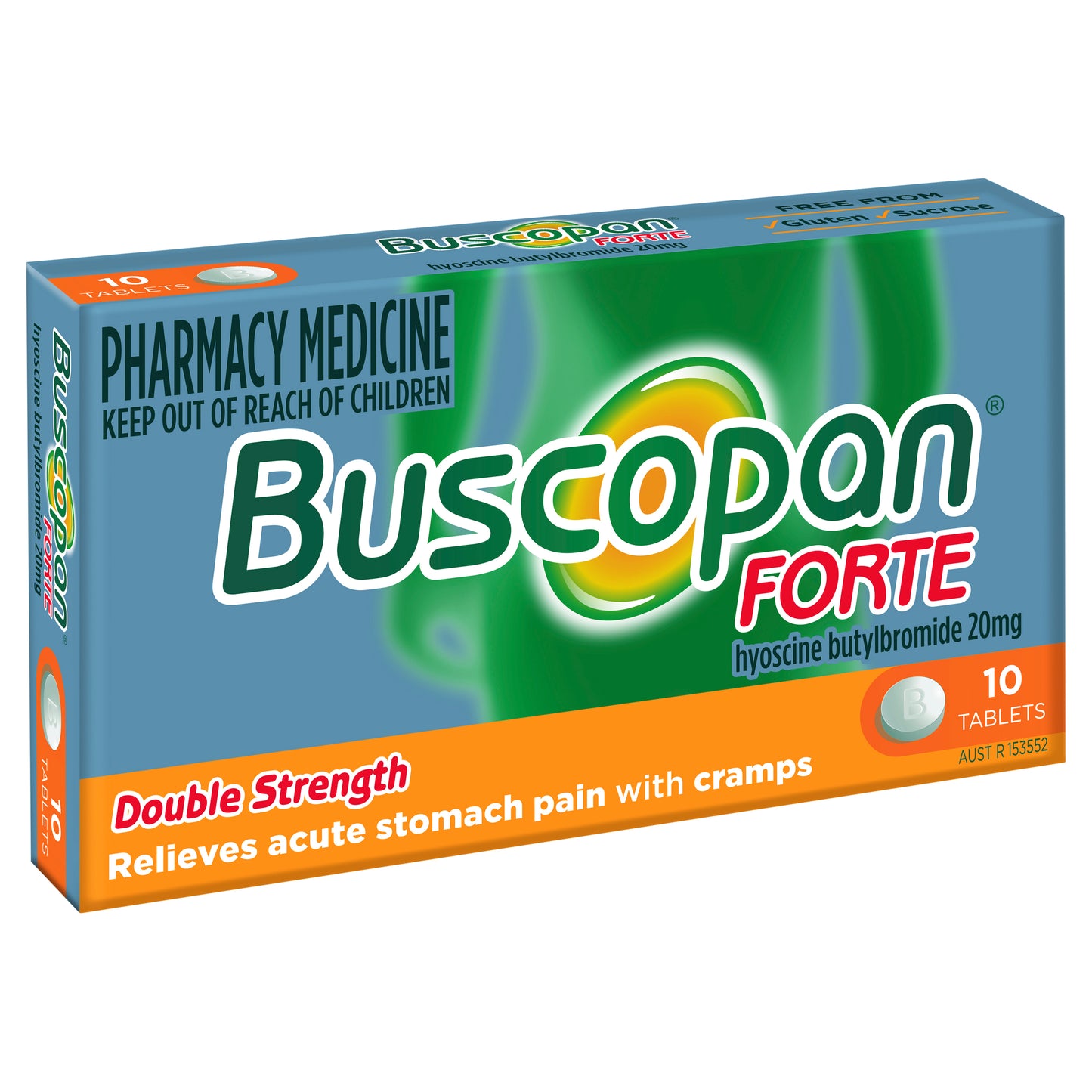 Buscopan Forte Tablets 20mg 10