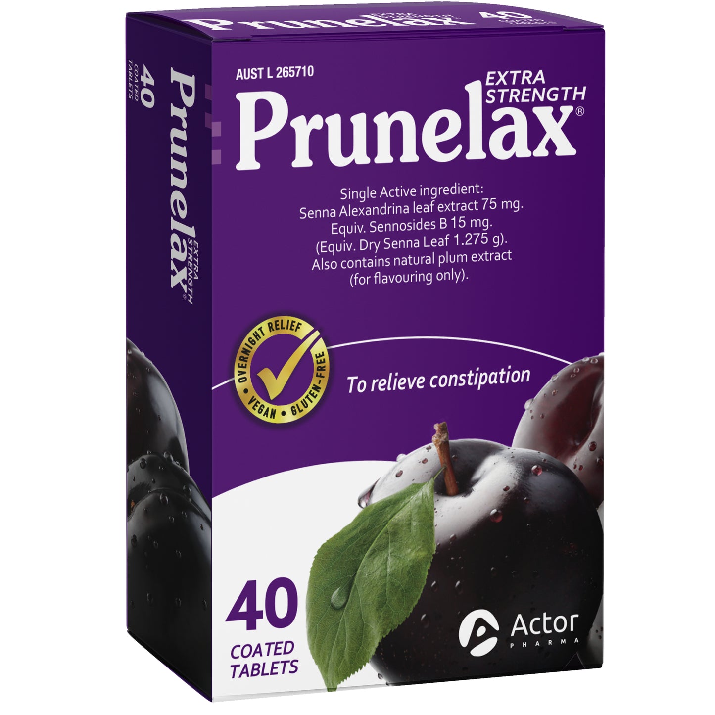 Prunelax Extra Strength Laxative Tablets 40