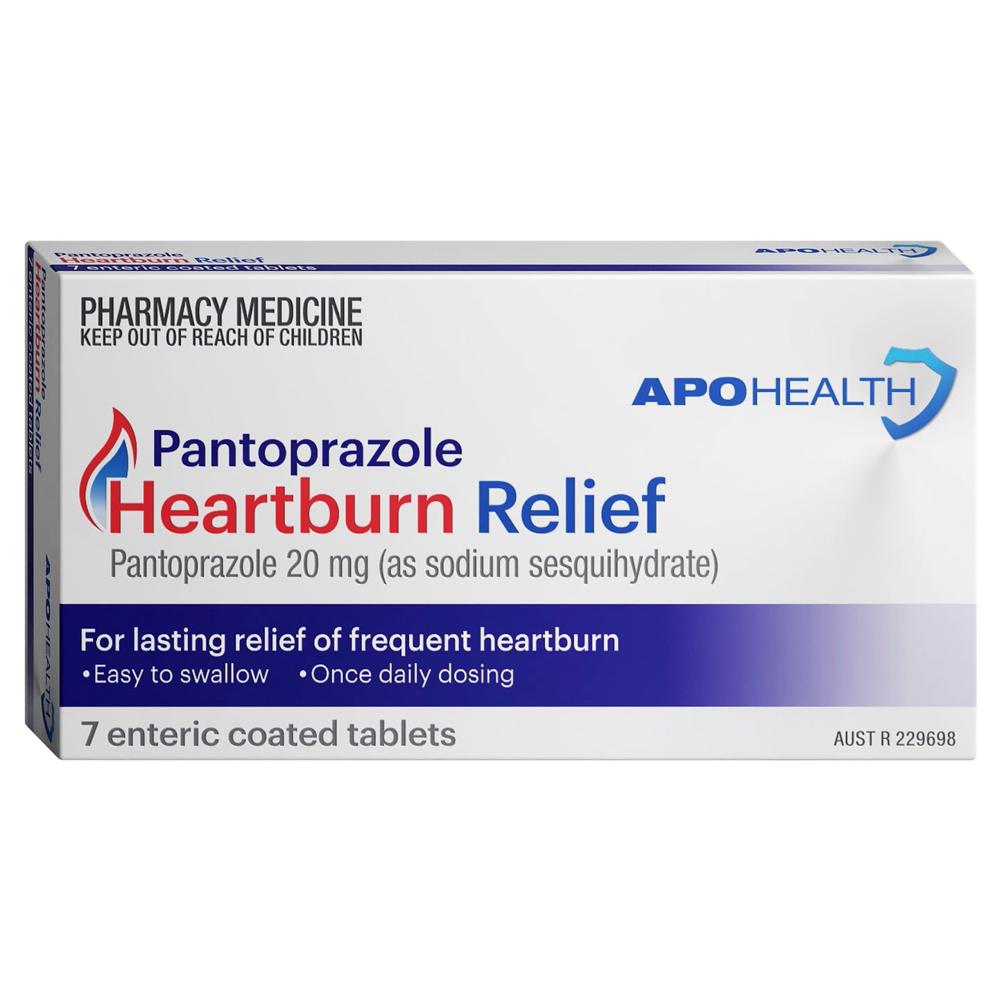 APH Pantoprazole Tablets 20mg Blister 7