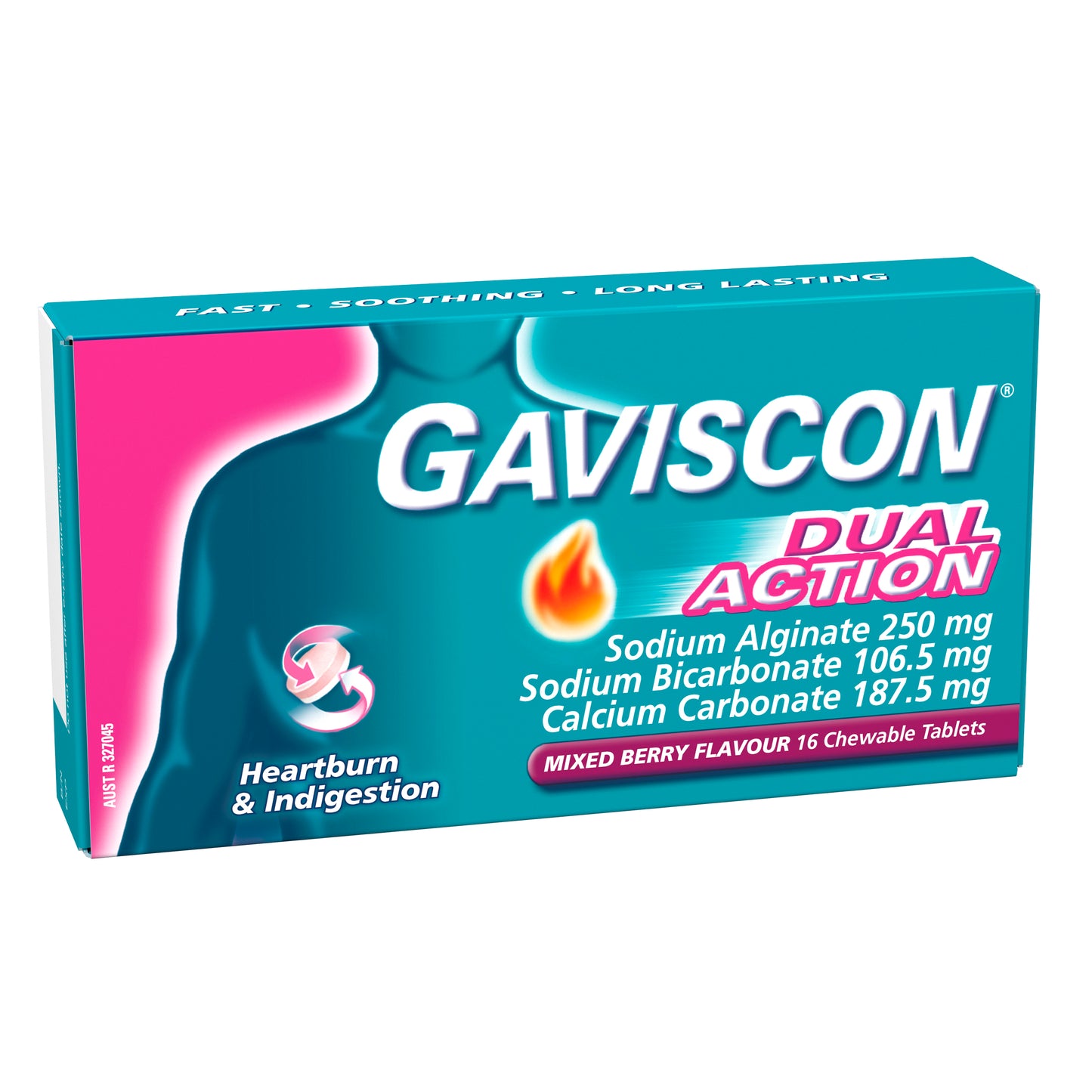 Gaviscon Tablets Dual Action Mint/Aniseed 16