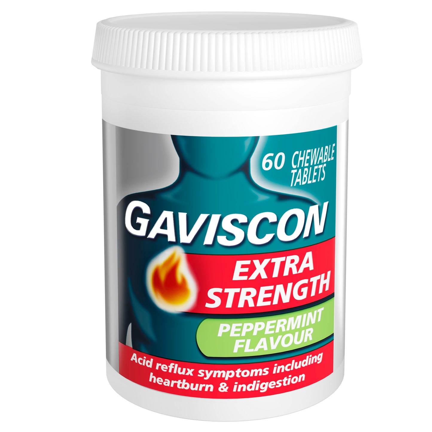 Gaviscon Tablets Extra Strength Peppermint 60