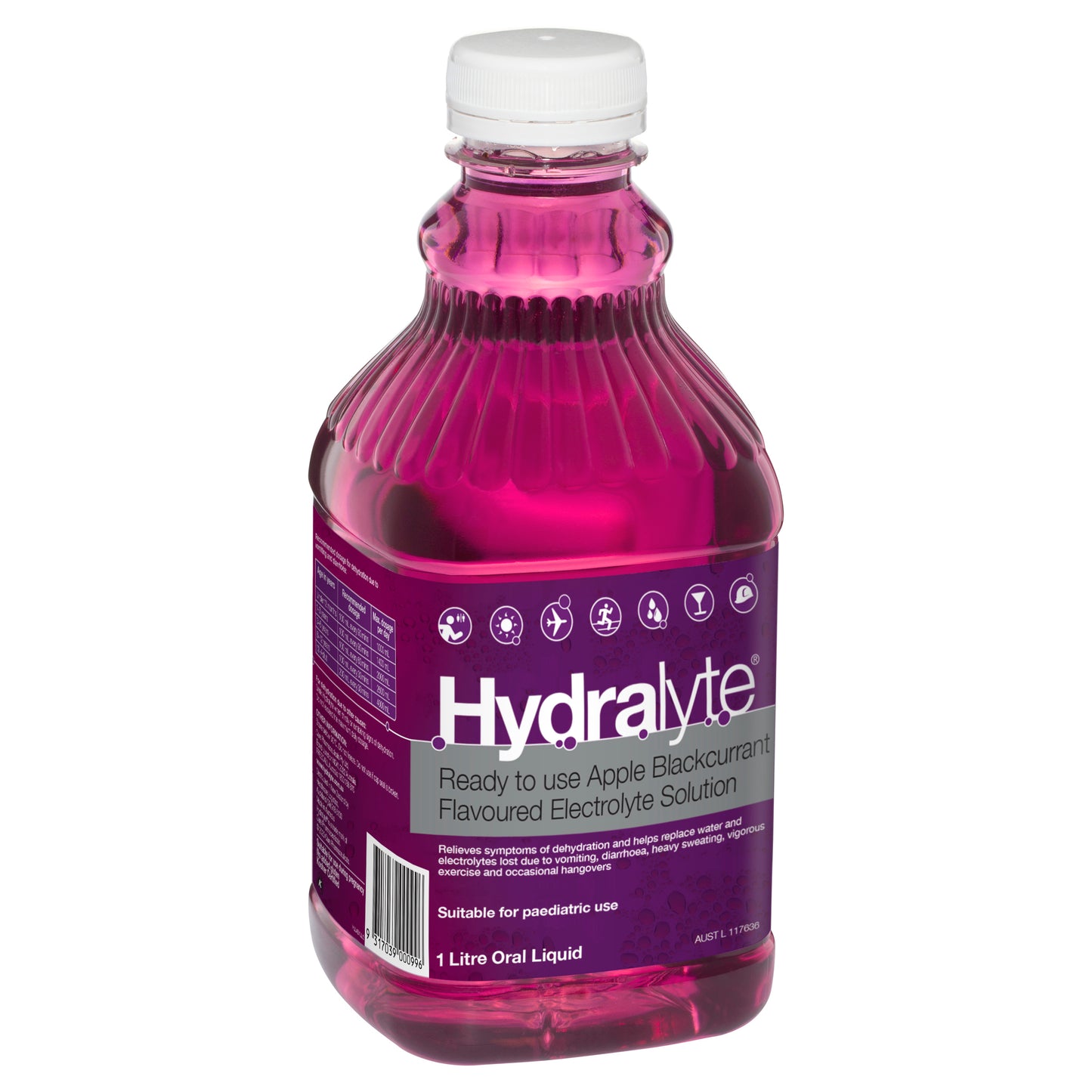 Hydralyte Apple Blackcurrant 1L