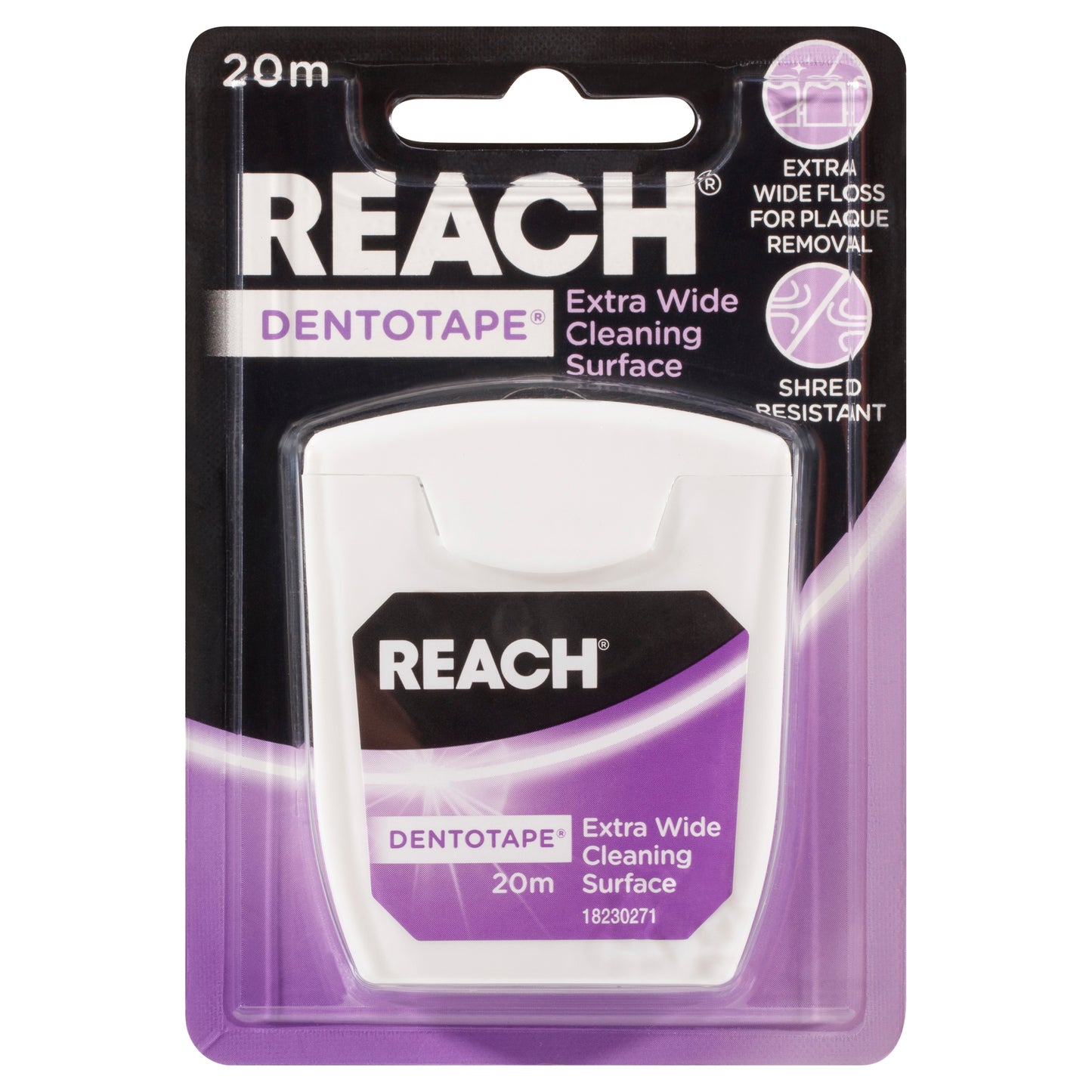 Reach Dentotape Waxed Dental Floss 20m
