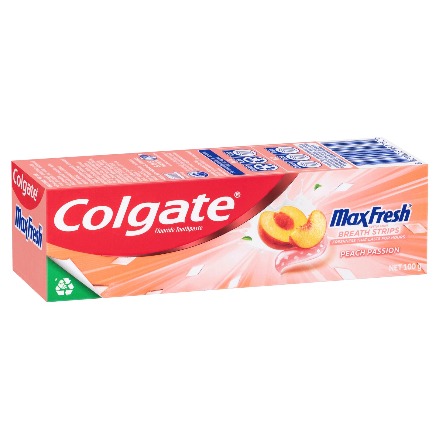 Colgate Max Fresh Peach Toothpaste 100g x8