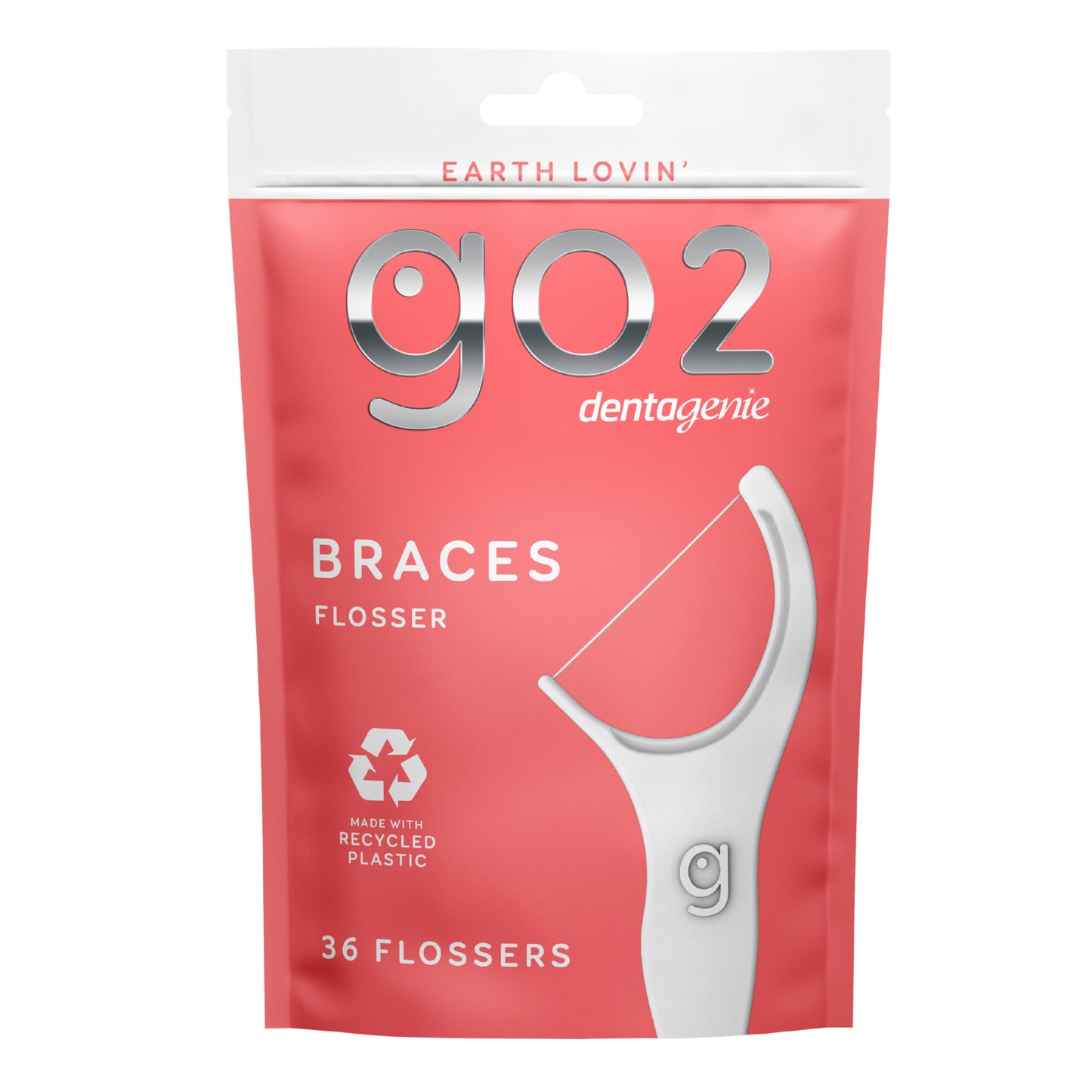 GO2 Dentagenie Braces Flosser 36pk x6
