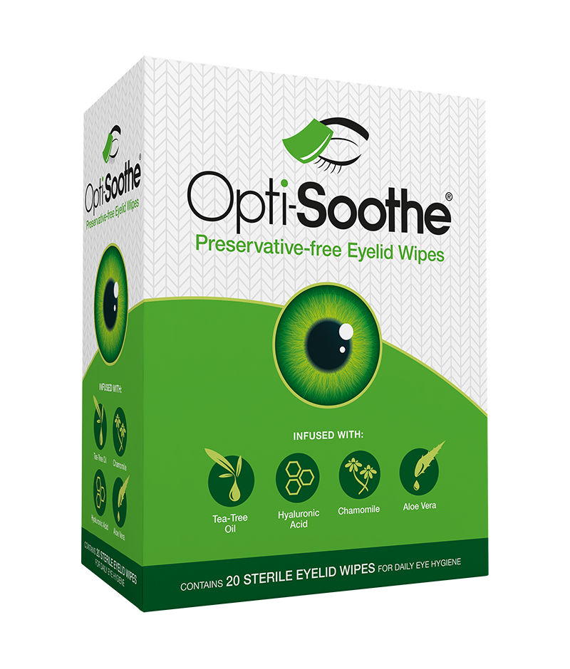 Opti-Soothe Eye Lid Wipes 20 Pack