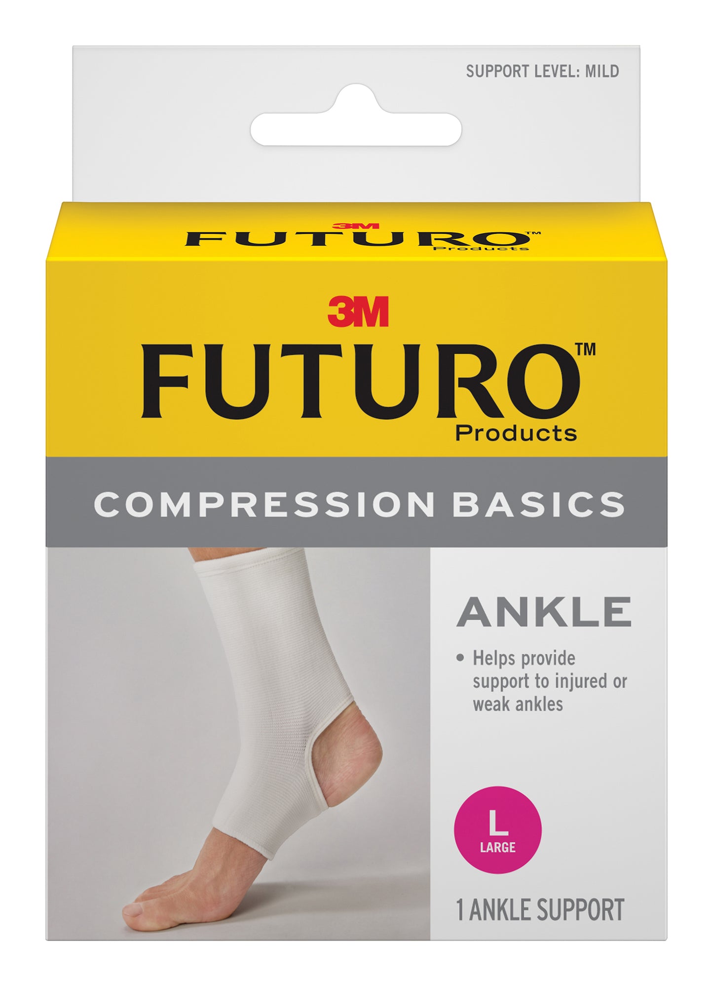 FUTURO Elastic Knit Ankle Support Large 3302EN