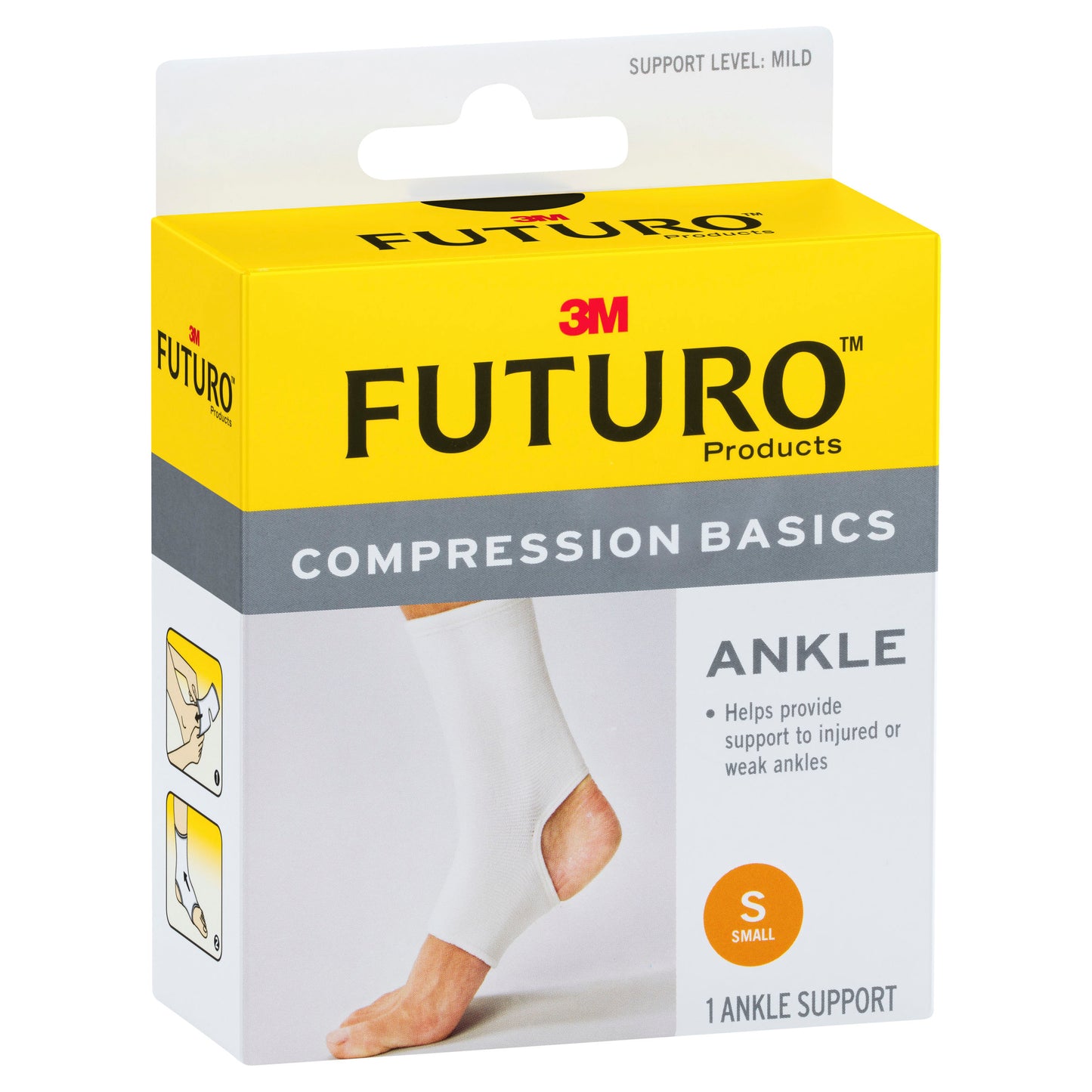 FUTURO Elastic Knit Ankle Support Small 3300EN