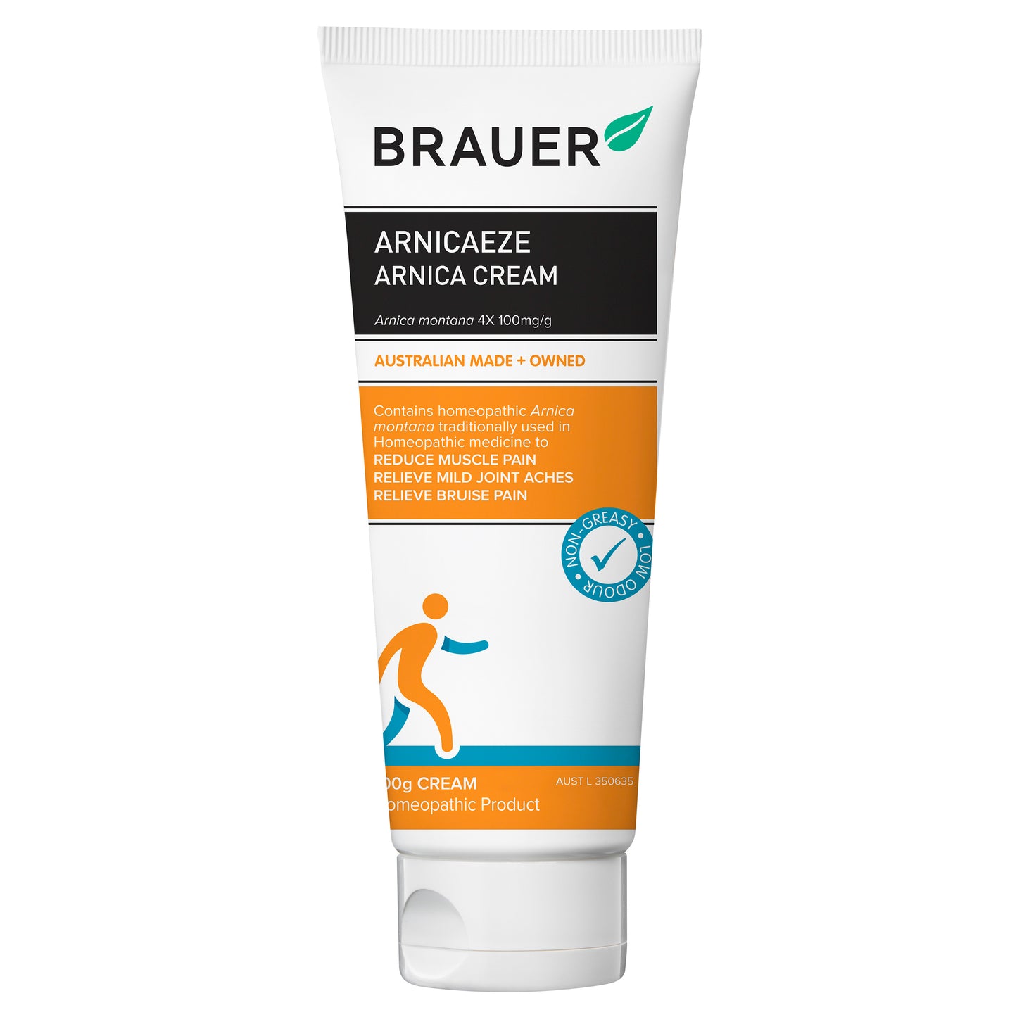 Brauer Arnica Cream Tube 100 g