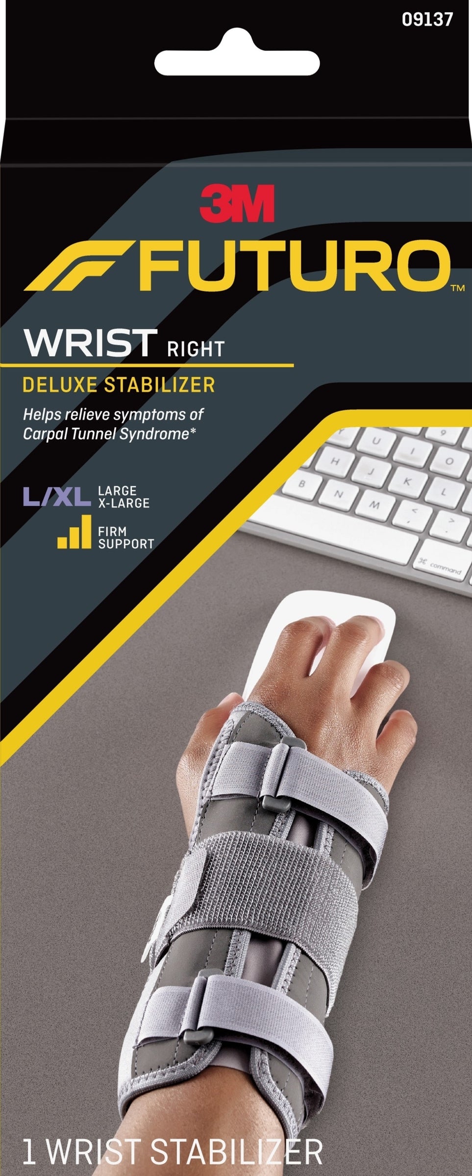 FUTURO Deluxe Wrist Support Large/XL Right