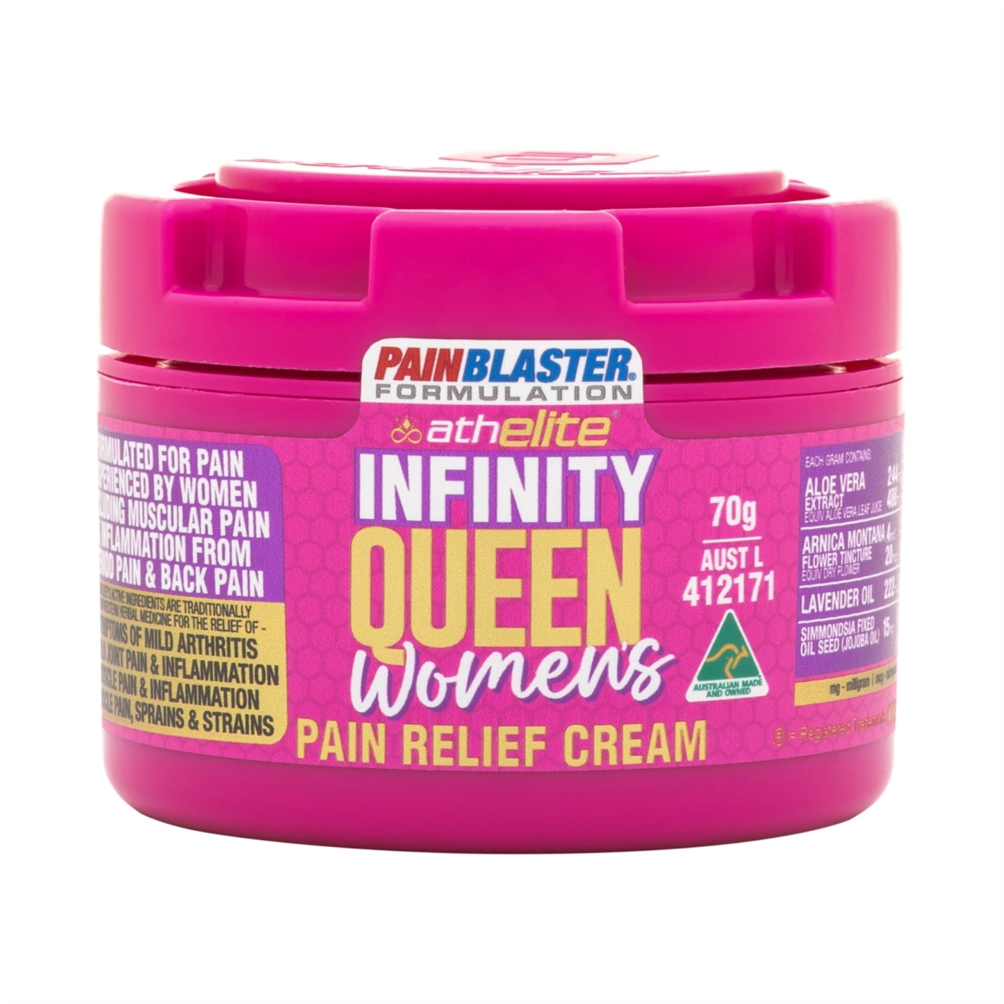 Athelite Infinity Queen Women’s Cream 70g