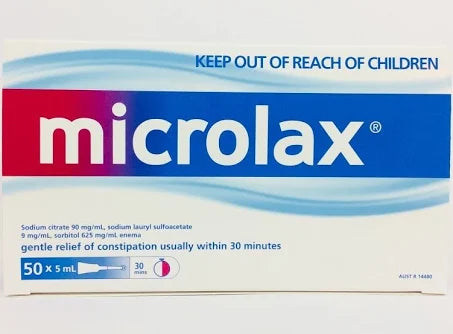 Microlax Enema 50 x 5mL
