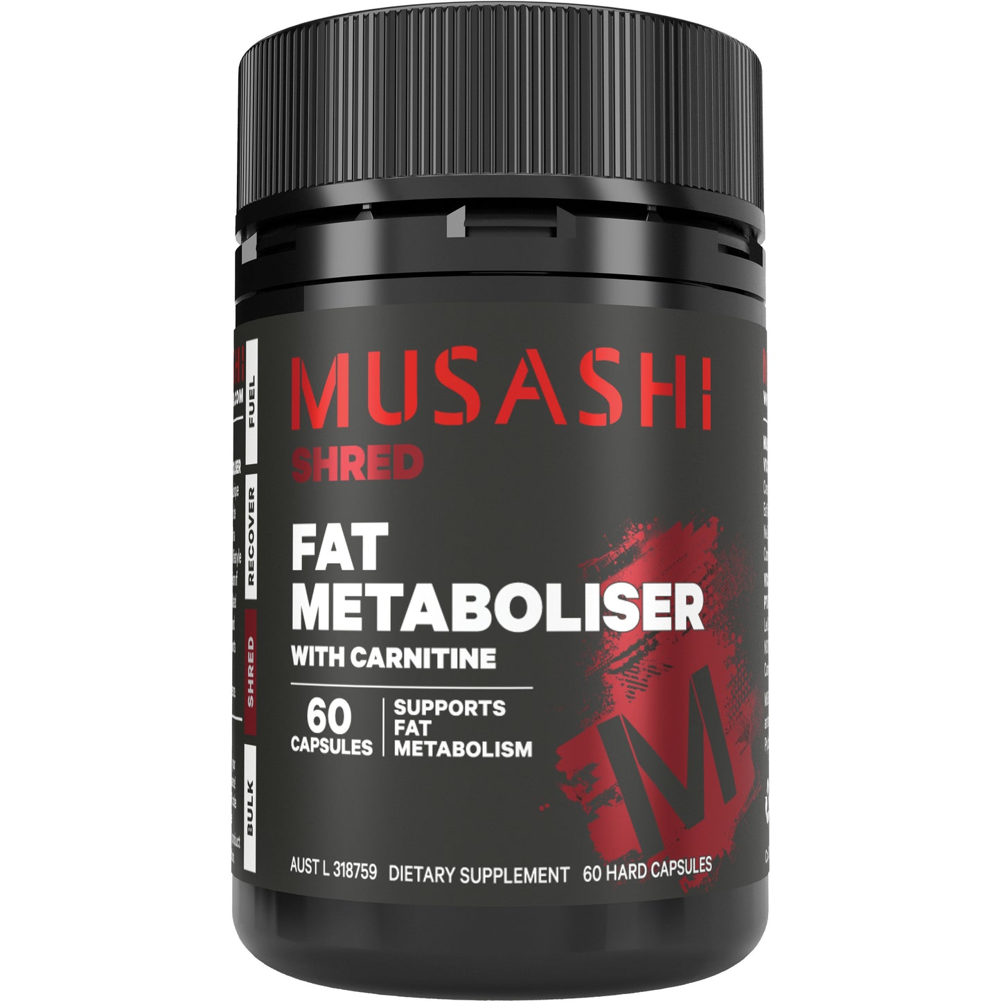 Musashi Fat Metaboliser Carnitine Capsules 60
