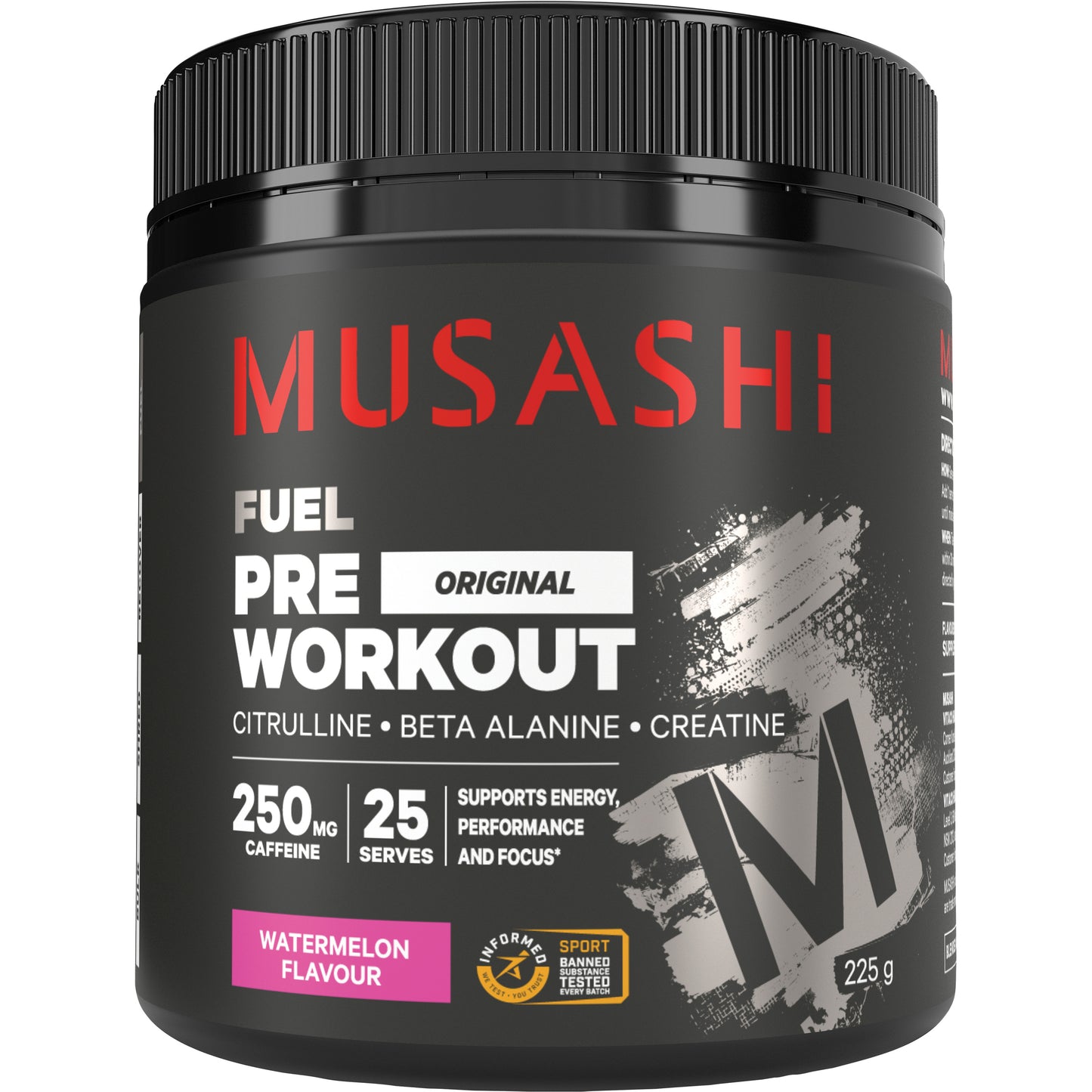 Musashi Pre-Workout Watermelon 225g