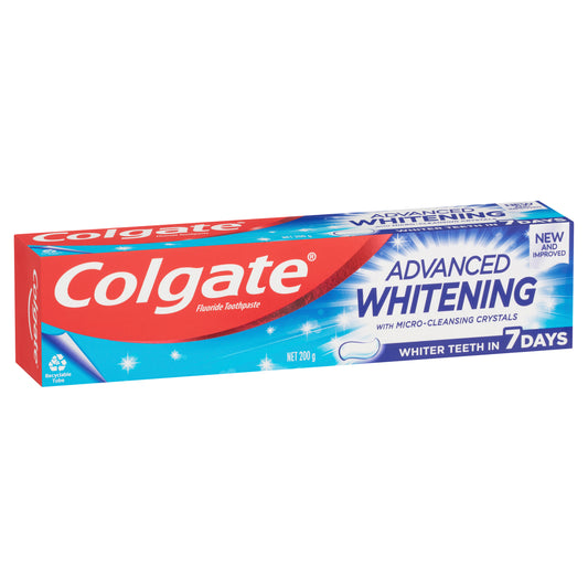 Colgate Advanced Whitening Toothpaste 200g x12