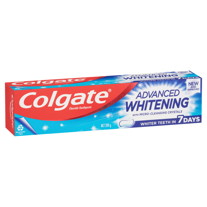 Colgate Advanced Whitening Toothpaste 200g x12