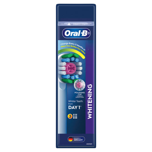 Oral-B Replacement Brush Heads 3D White 3pk