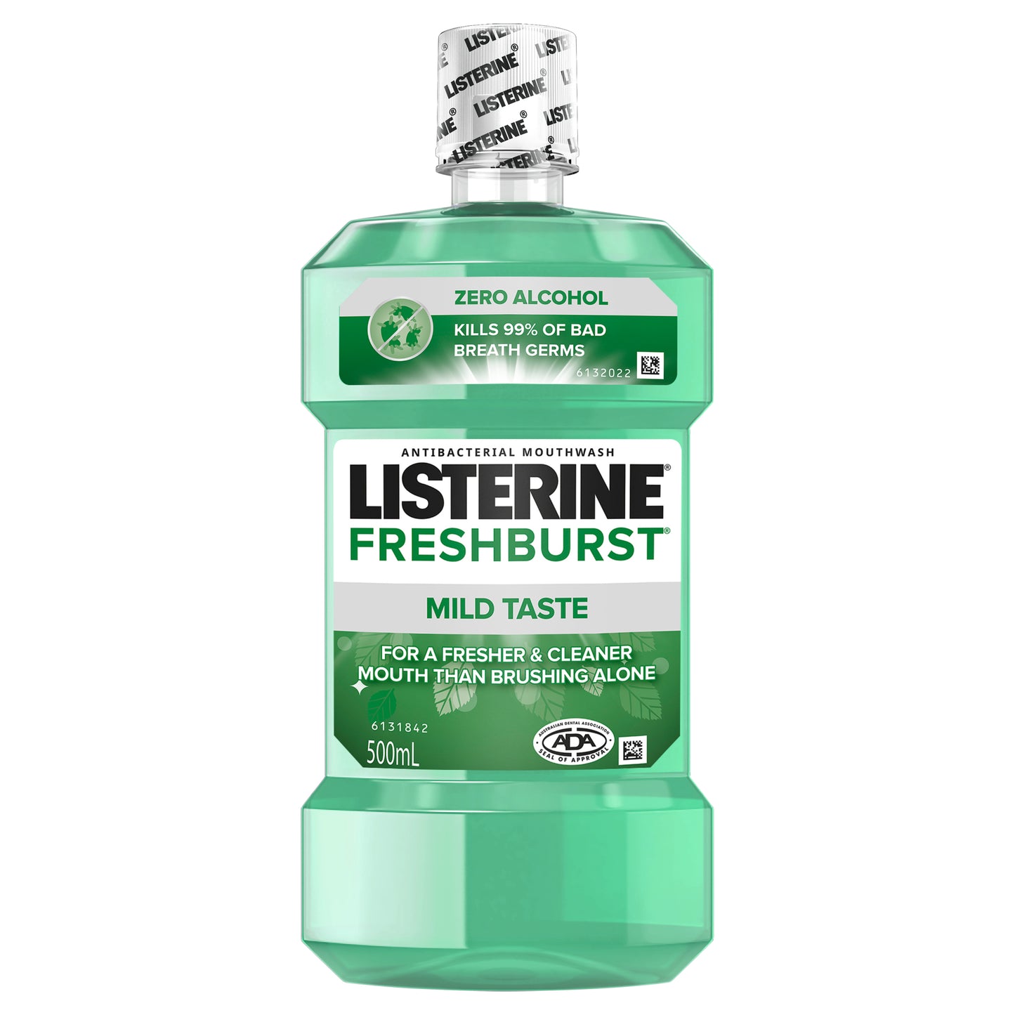 Listerine Fresh Burst Zero Mouthwash 500ml