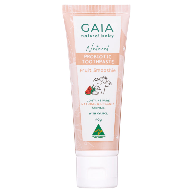 Gaia Natural Baby Probiotic Toothpaste Fruit 50g