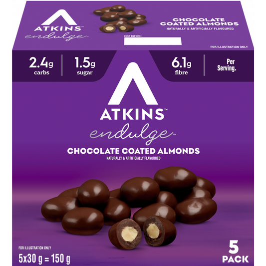 Atkins Endulge Chocolate Almond 30g 5 Pack