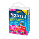 Piksters Interdental Brushes Size 4 Red 40pk