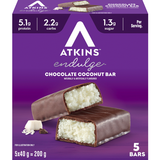Atkins Endulge Chocolate Coconut Nut 40g x5