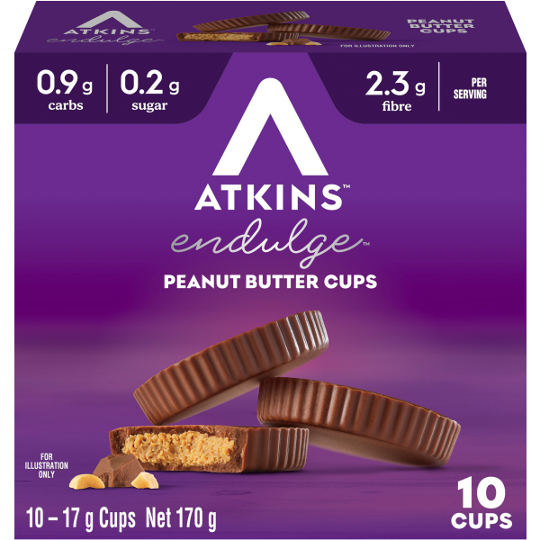 Atkins Endulge Peanut Butter Cups 17g x10 Pack