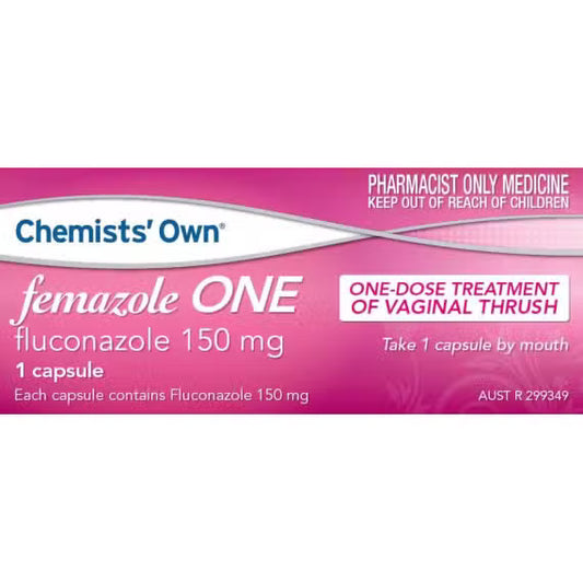 Chemists' Own Femazole One Tablet 150mg    S3