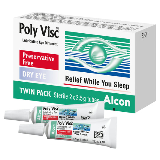 Poly Visc Eye Ointment 3.5g Twin Pack