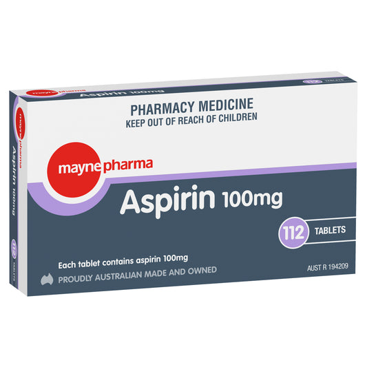 Mayne Aspirin 100mg Tablets 112
