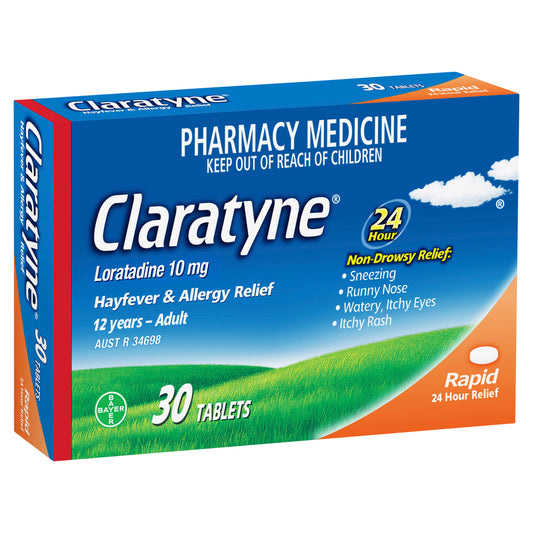 Claratyne Loratadine 10mg Tablets 30