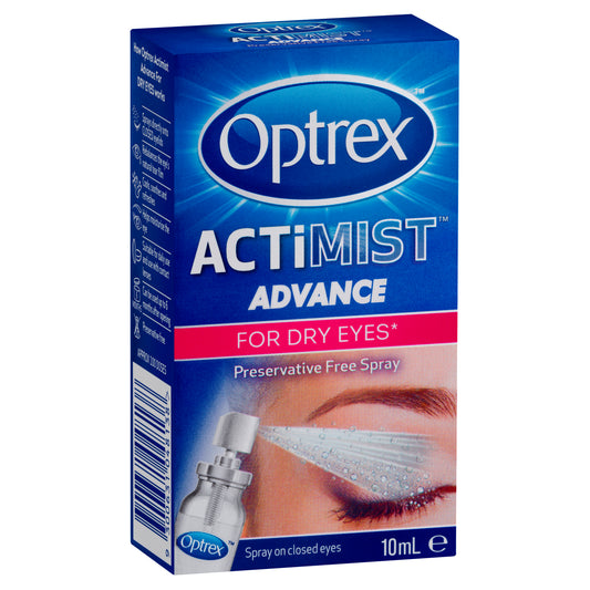 Optrex ActiMist Advanced Preservative Free Eye Spray 10mL