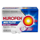 Nurofen Meltlets Berry Burst Ibuprofen 200mg 48