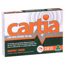 Cartia Aspirin 100mg Enteric Coated Tablets 28