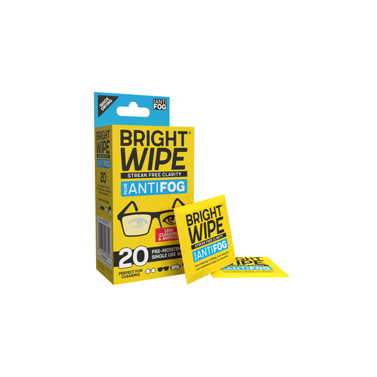 Bright Wipe Antifog Wipes 20 Pack CDU12